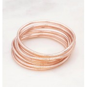 Buddhist Bracelet | Champagne | Thick